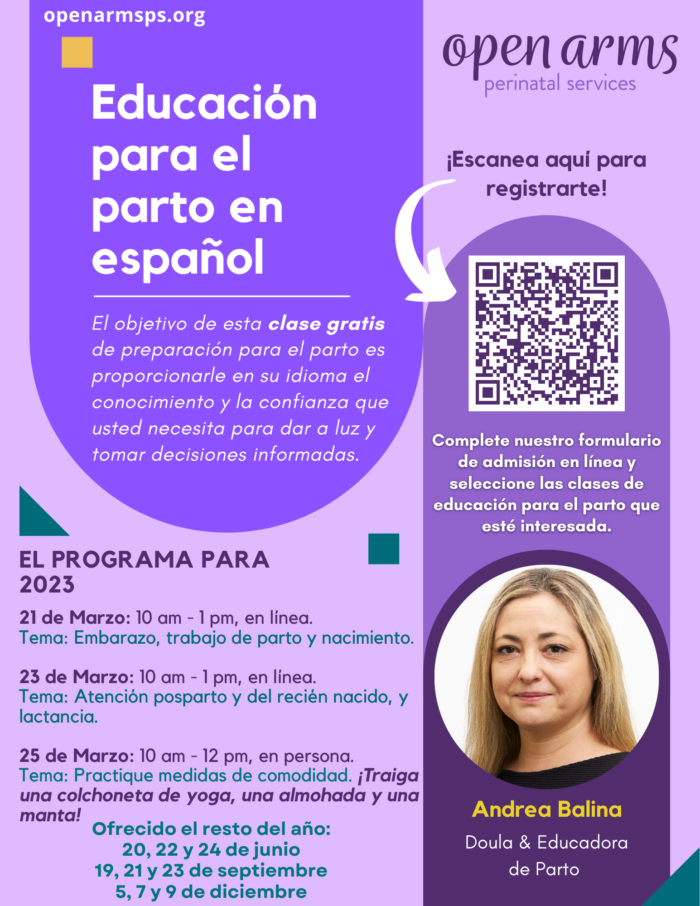 Educación para el parto en Español