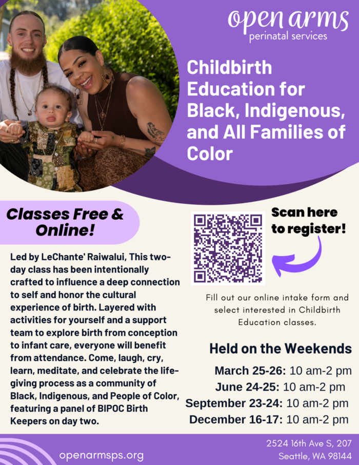 Childbirth Education for Black, Indigenous, and All Families of Color